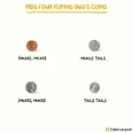 Possible Outcomes of Flipping Two Coins