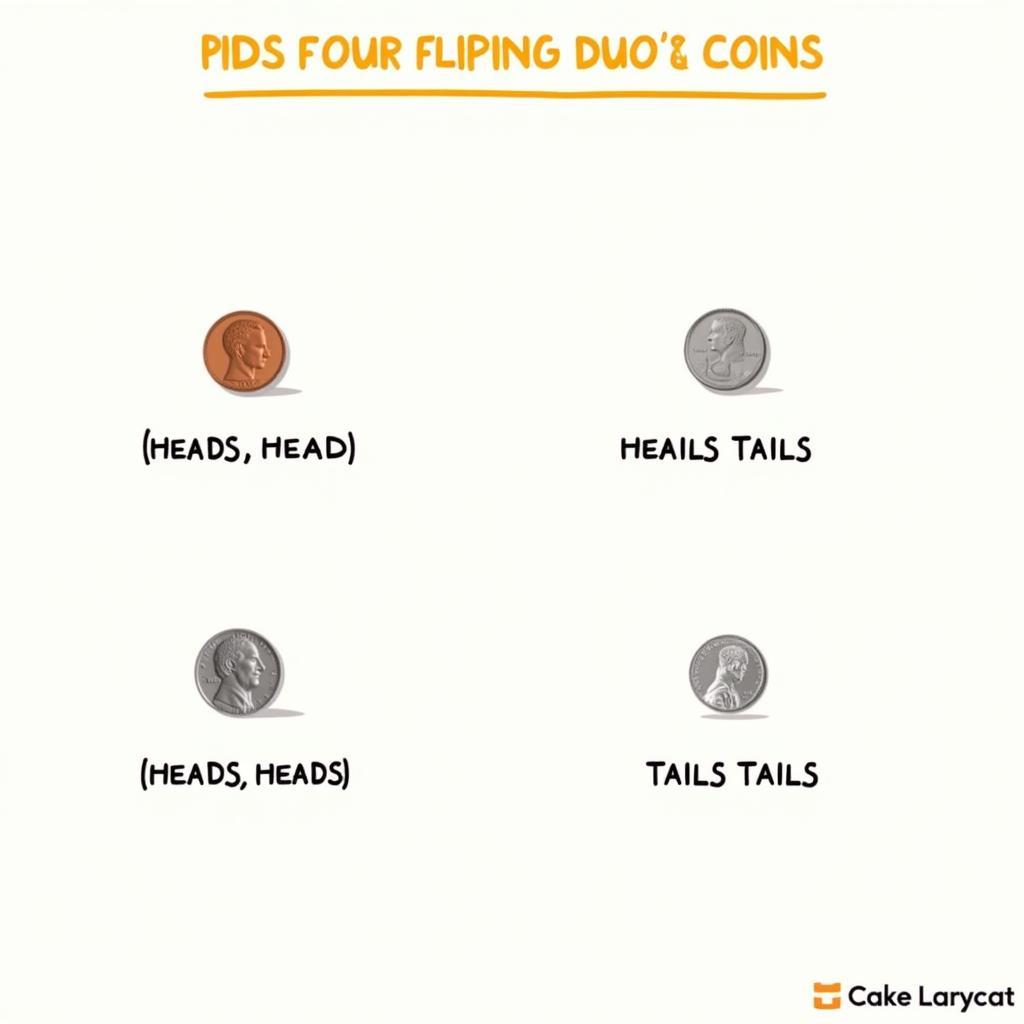 Possible Outcomes of Flipping Two Coins