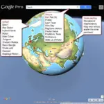 Giao diện Google Earth Pro: Tổng quan về các thành phần chính của giao diện Google Earth Pro, bao gồm quả địa cầu 3D, thanh tìm kiếm, công cụ điều hướng và bảng điều khiển.