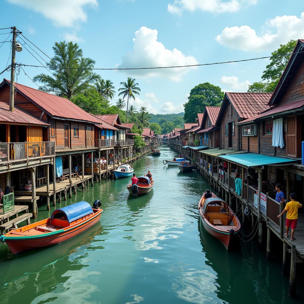 Làng Nước Kampong Ayer Brunei - Nét Đẹp Văn Hóa Truyền Thống