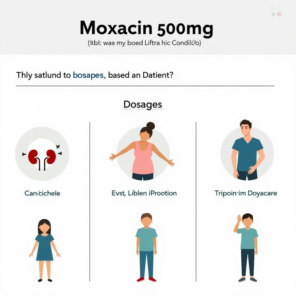 Liều dùng Moxacin 500mg cho các trường hợp đặc biệt