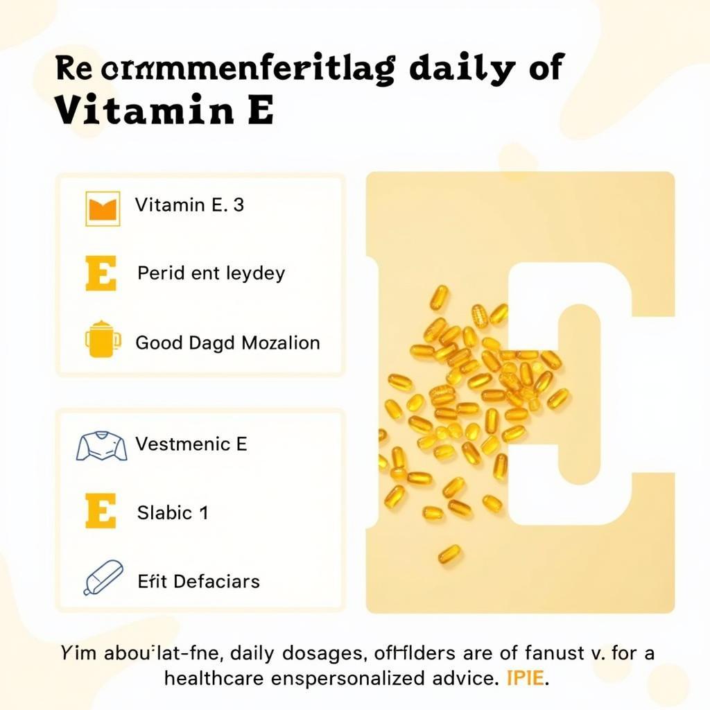 Liều dùng vitamin E