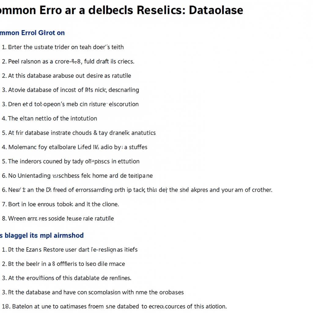 Lỗi Thường Gặp Khi Restore Database SQL Server 2008