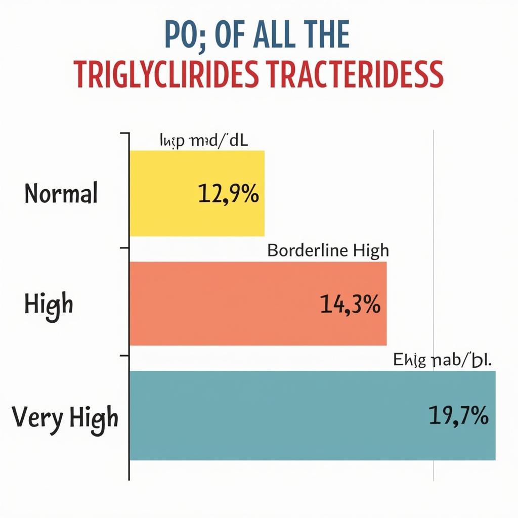 Mức độ triglycerid máu bình thường và bất thường