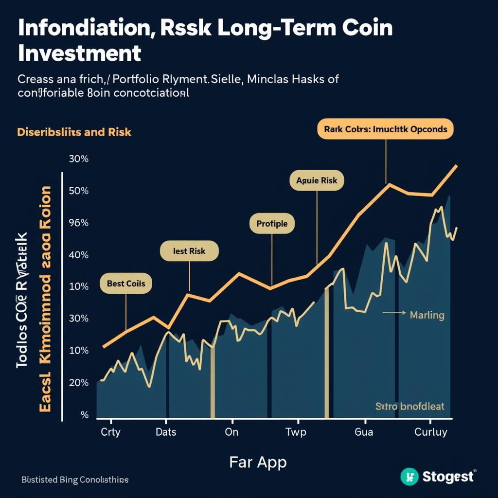 Quản lý rủi ro khi đầu tư coin dài hạn - biểu đồ phân tích rủi ro và chiến lược đa dạng hóa danh mục