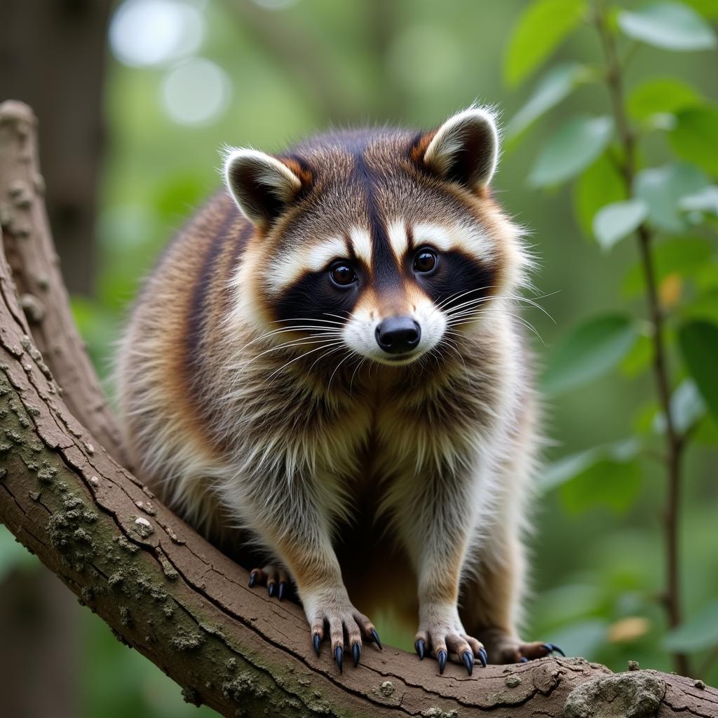 Raccoon trong môi trường sống tự nhiên