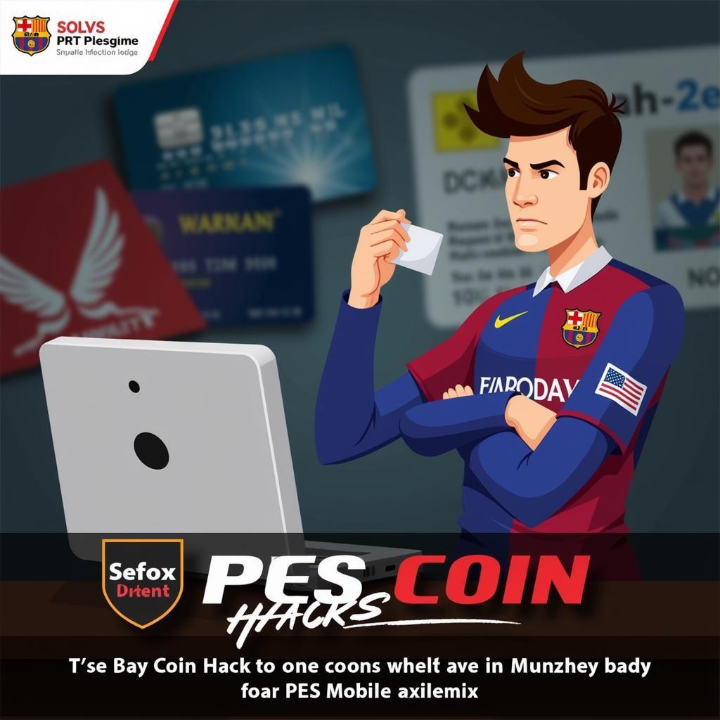 Rủi ro khi hack coin PES 2018