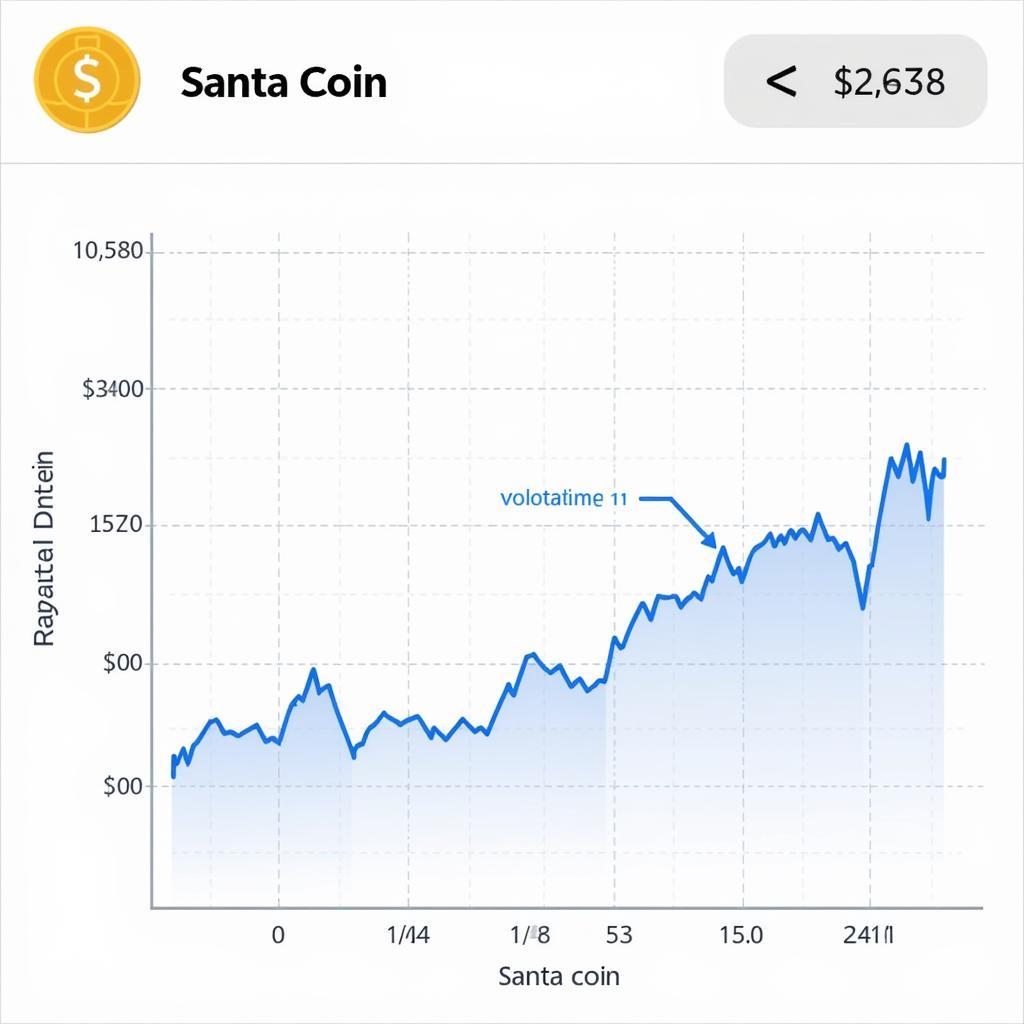 Biểu đồ biến động giá Santa Coin