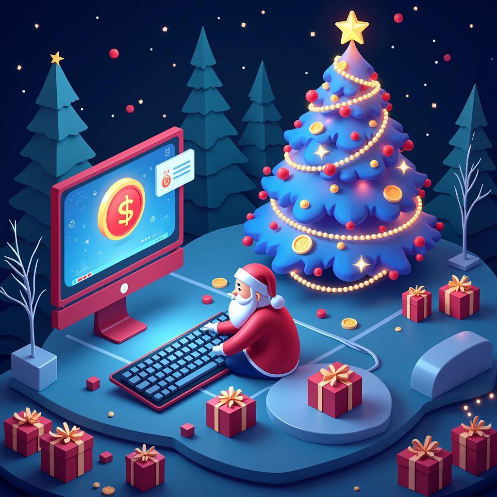 Nền tảng giao dịch quà tặng Santa Coin