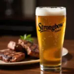 Strongbow kết hợp thịt nướng