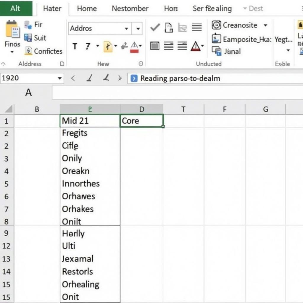 Tách địa chỉ trong Excel 2010 bằng hàm LEFT, MID, và RIGHT