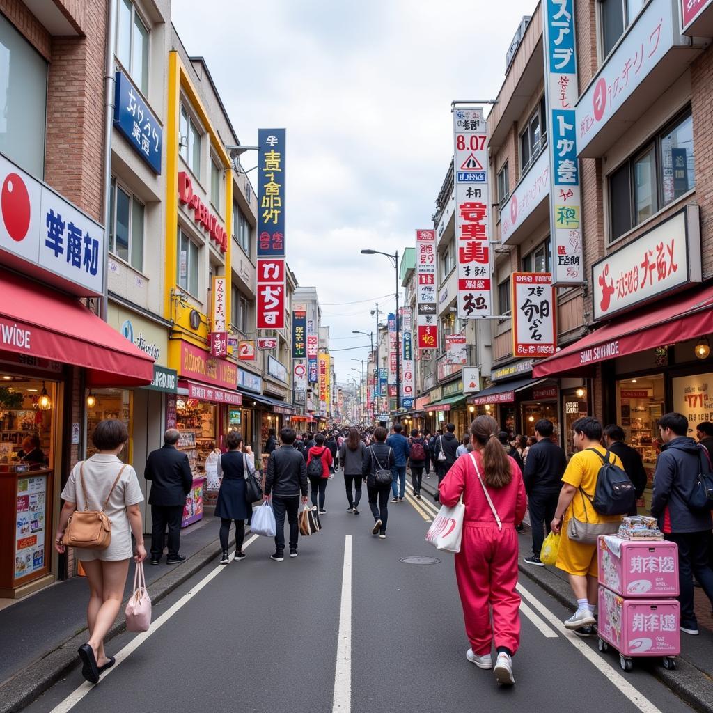 Takeshita Street Harajuku Tokyo - Checkin Địa Điểm Nổi Tiếng