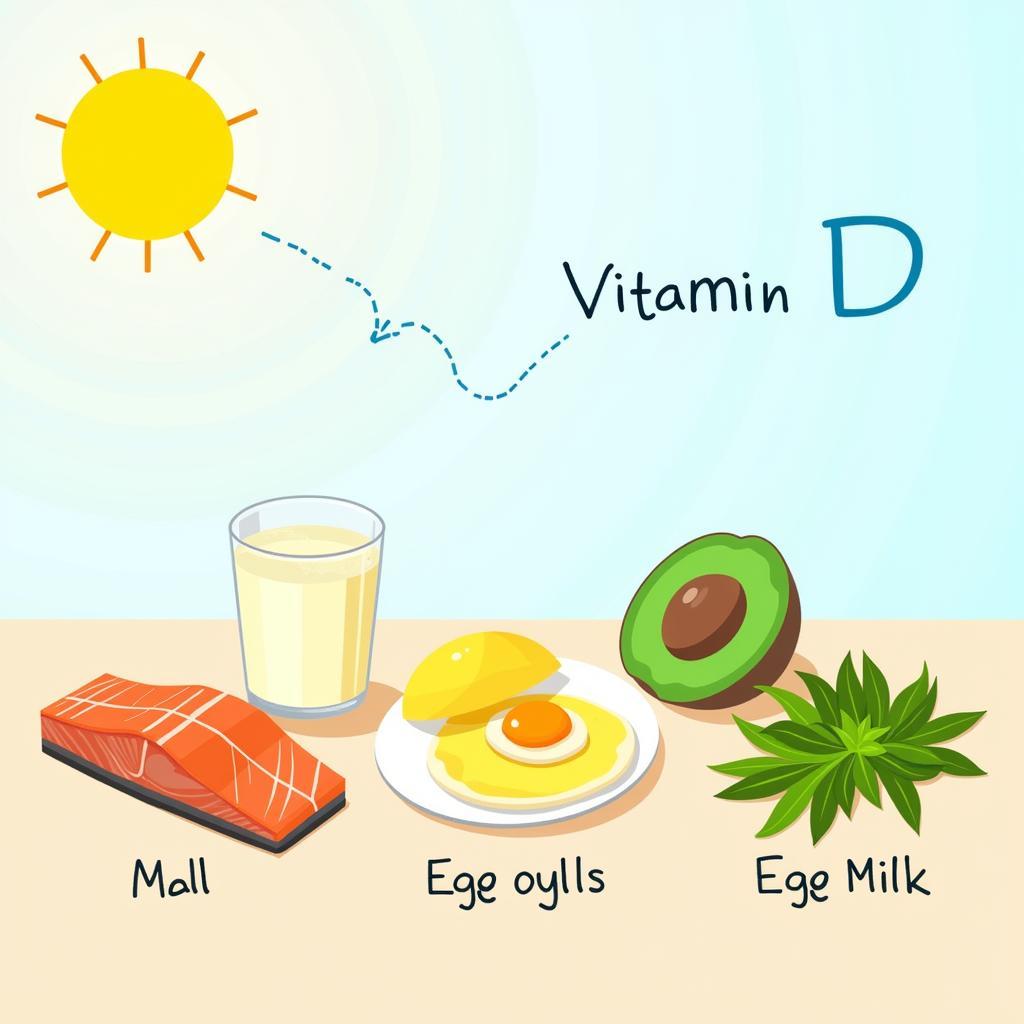 Thực phẩm giàu vitamin D cho tăng trưởng chiều cao