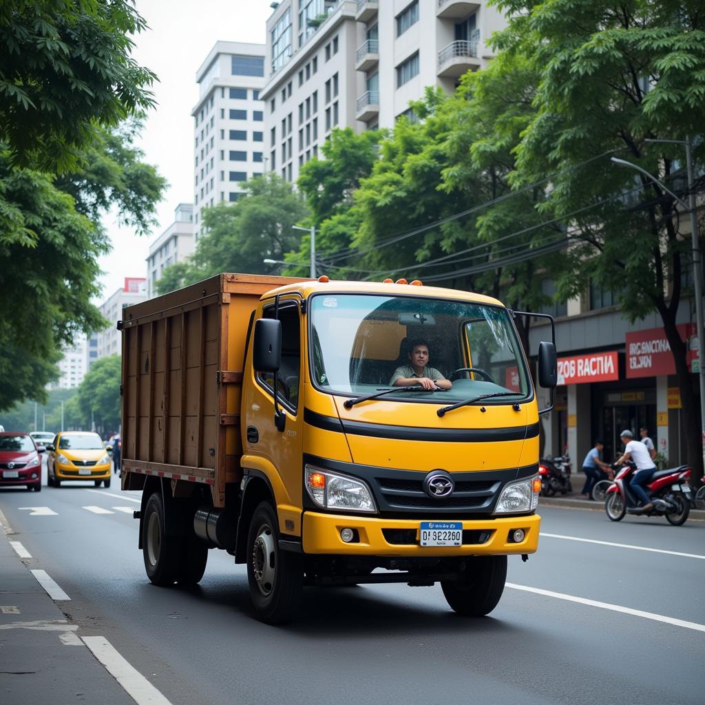 Thuê xe tải nhẹ tự lái ở TPHCM mang đến sự linh hoạt về thời gian và lộ trình