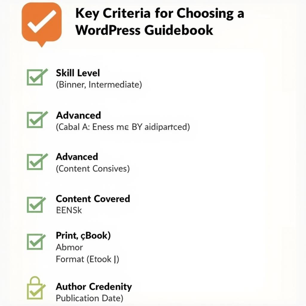 Tiêu chí lựa chọn sách WordPress