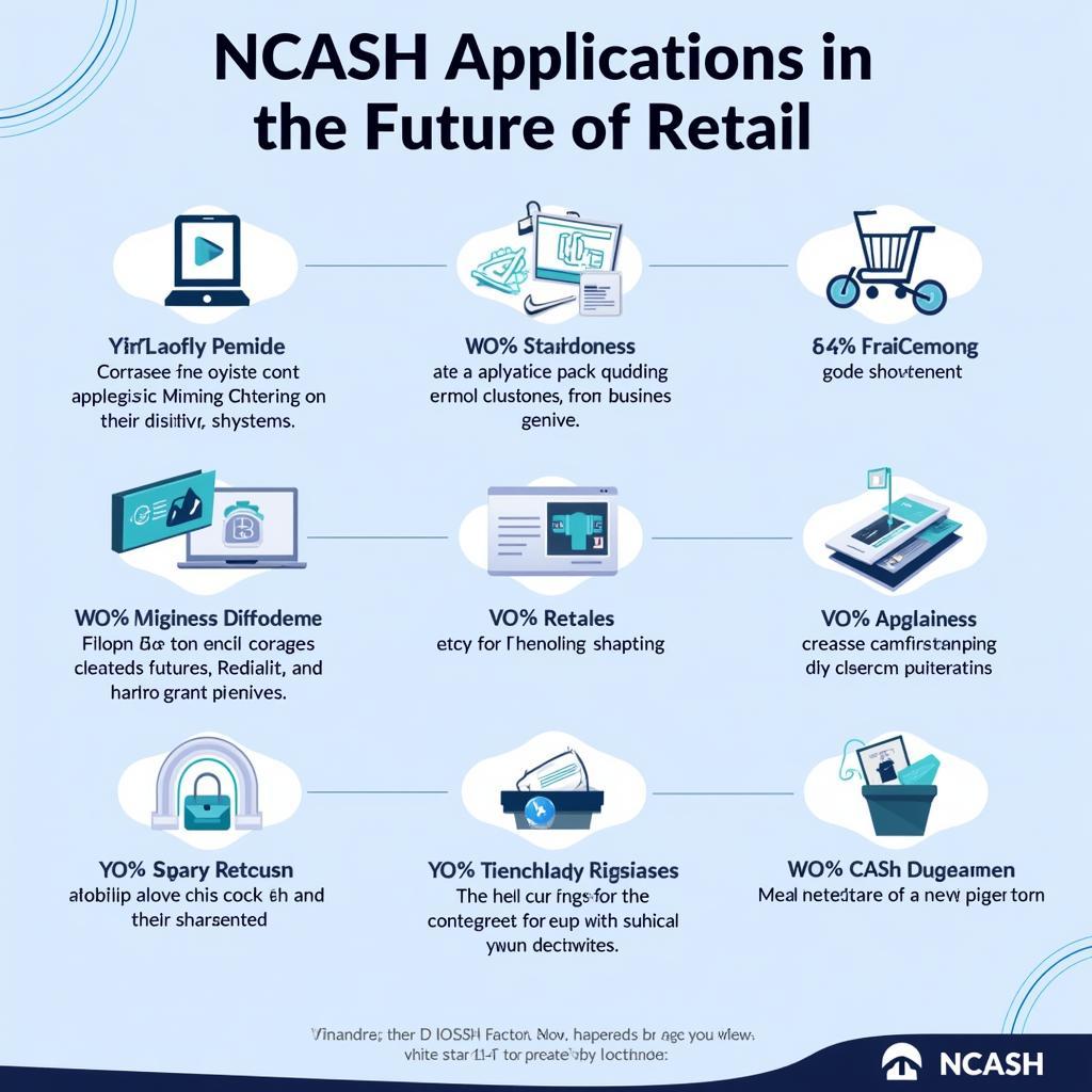 Hình ảnh minh họa tiềm năng ứng dụng của NCASH trong ngành bán lẻ tương lai.