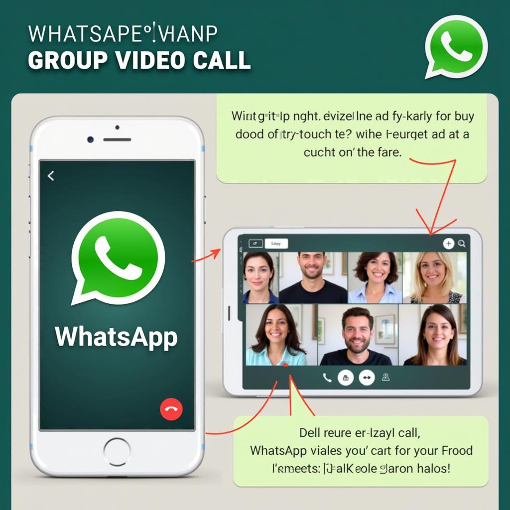 Hình ảnh minh họa gọi điện nhóm trên WhatsApp